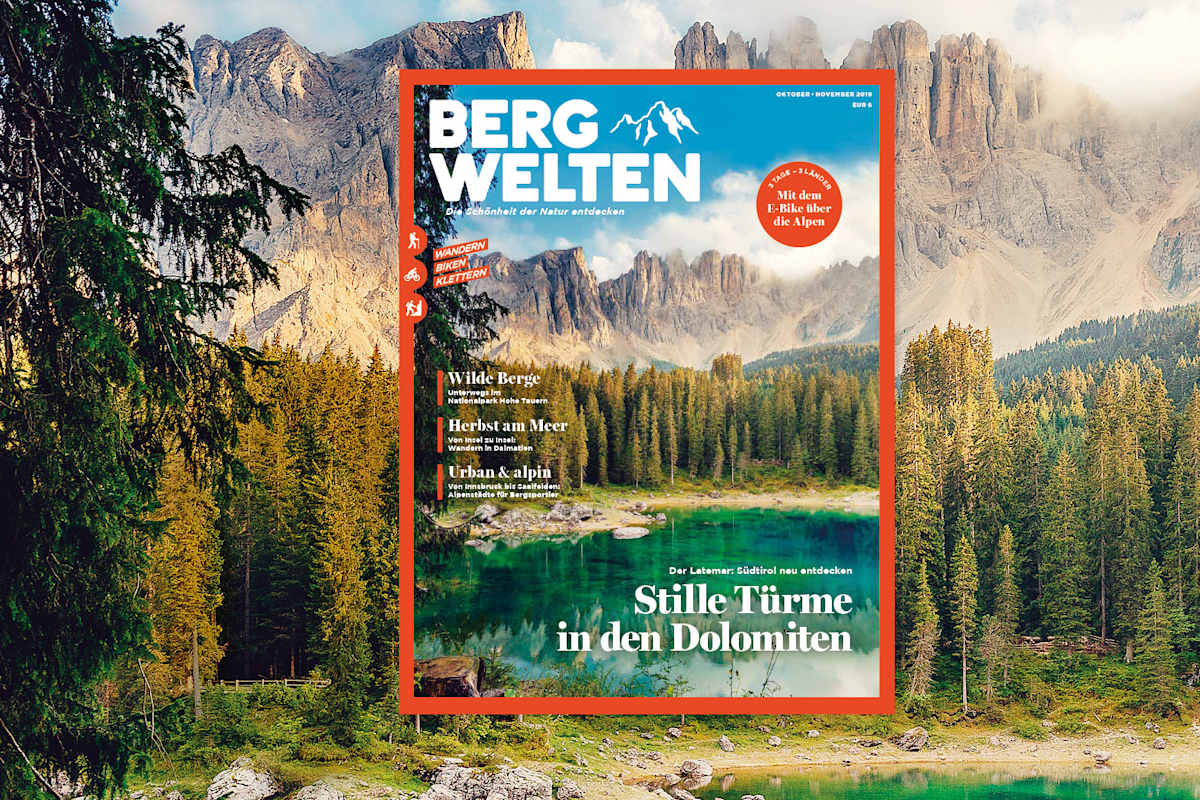 Das aktuelle Bergwelten-Magazin (Ausgabe Oktober/November 2019)