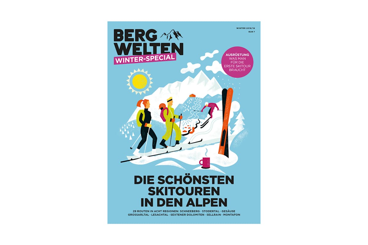 Jetzt überall im Zeitschriftenhandel – das Bergwelten Winter-Special (2018/19)
