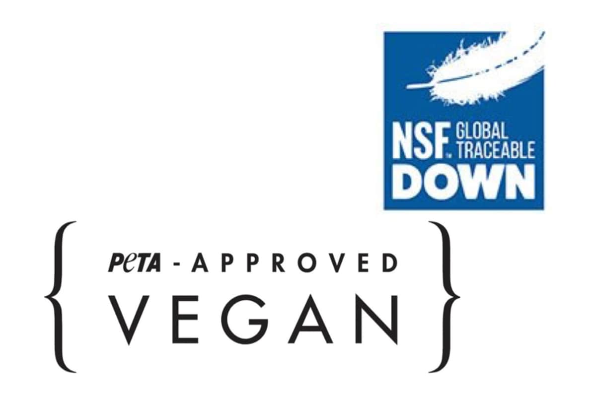 Sowohl das Peta approved Vegan Siegel wie auch der Global Traceable Down Standard haben das Tierwohl im Auge.