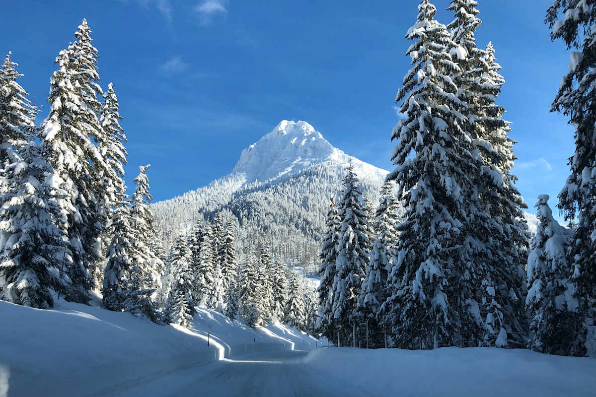 Traumhafter Wintertag in Steinberg am Rofan