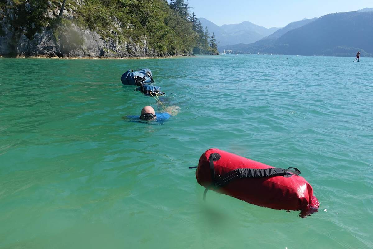 Klettertour Seenot Wolfangsee Bergwelten