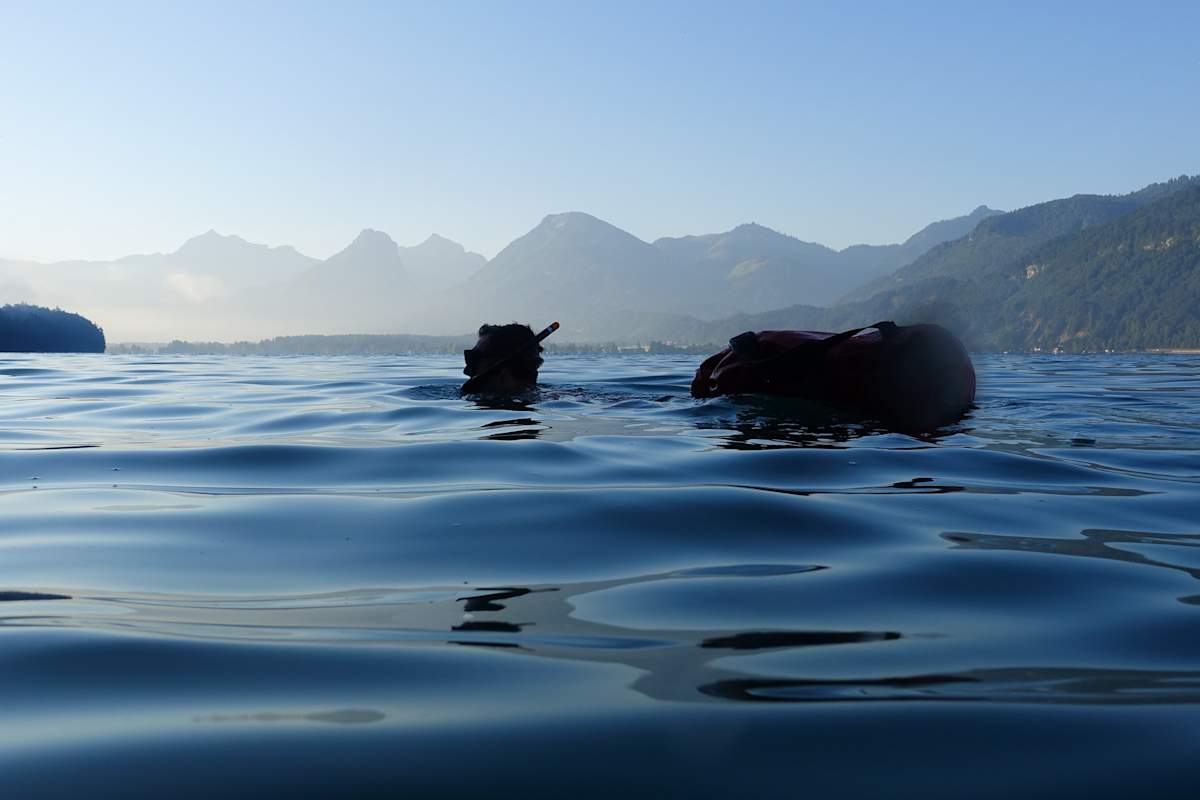 Klettertour Seenot Wolfangsee Bergwelten