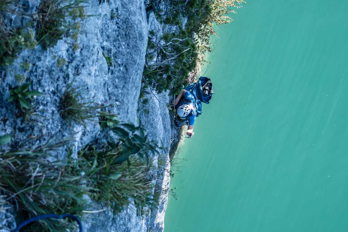 Klettertour Seenot Wolfangsee Bergwelten