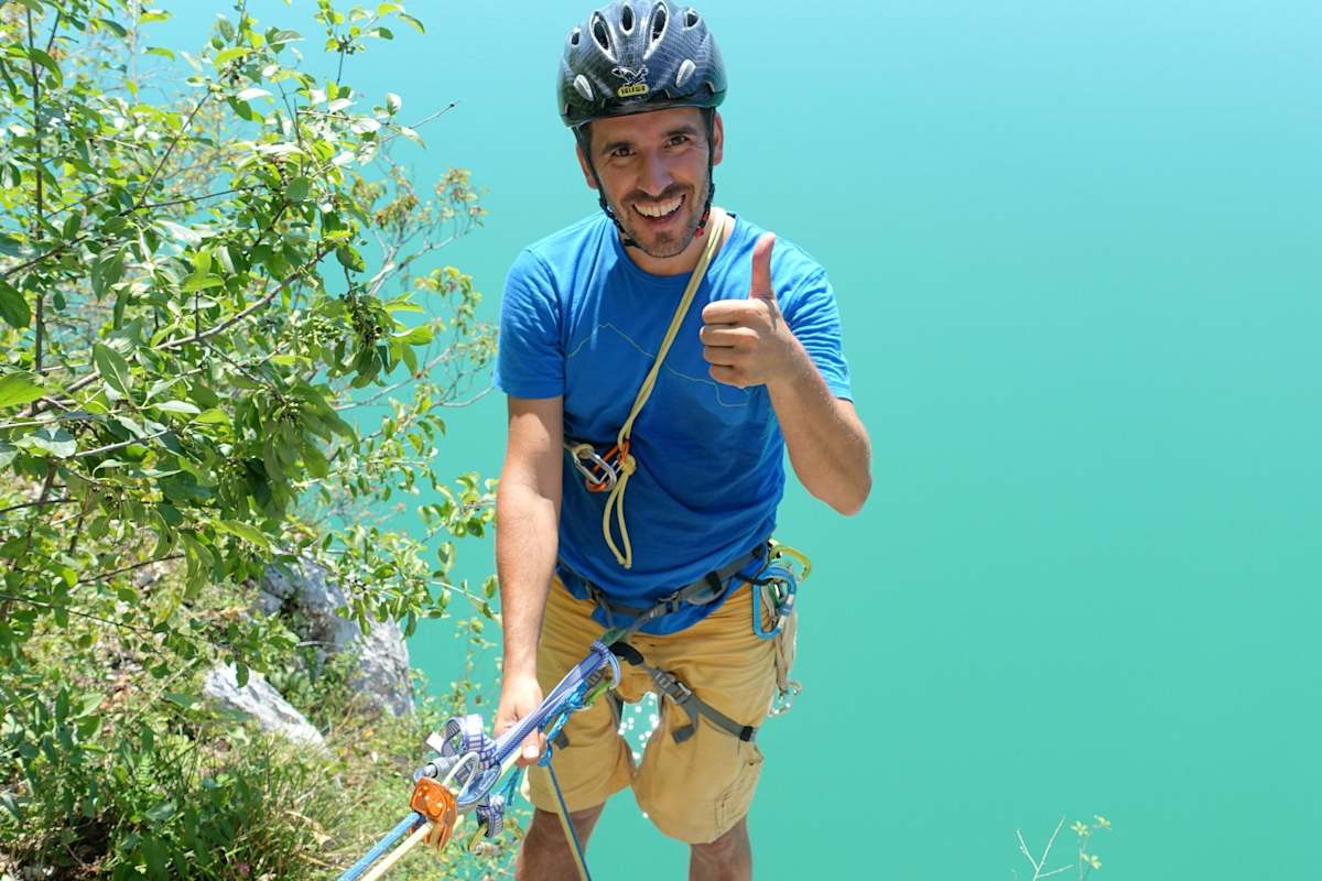 Klettertour Seenot Wolfangsee Bergwelten