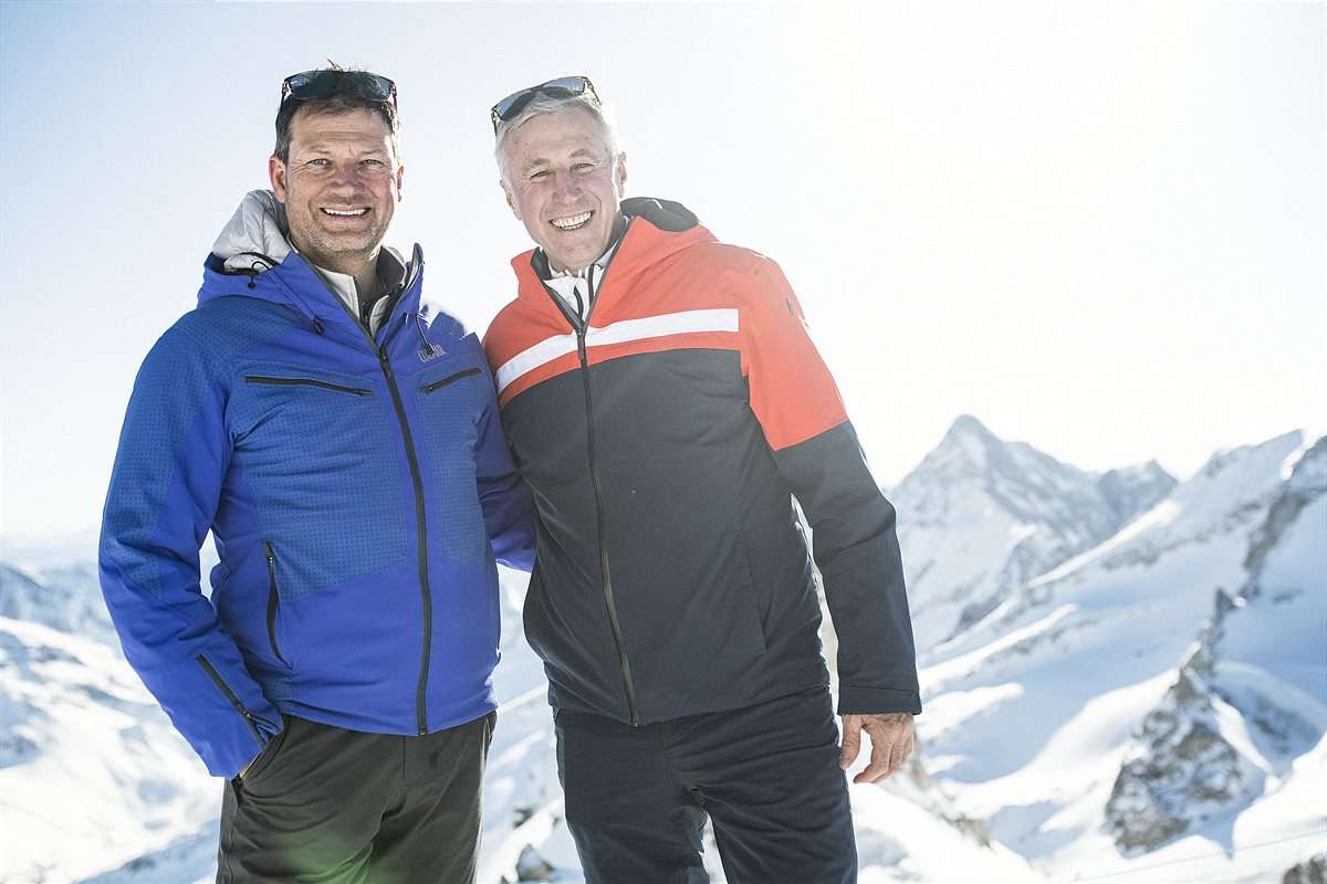 Stephan Eberharter und Leonhard Stock