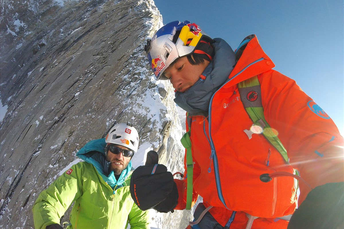 Hansjörg Auer und David Lama