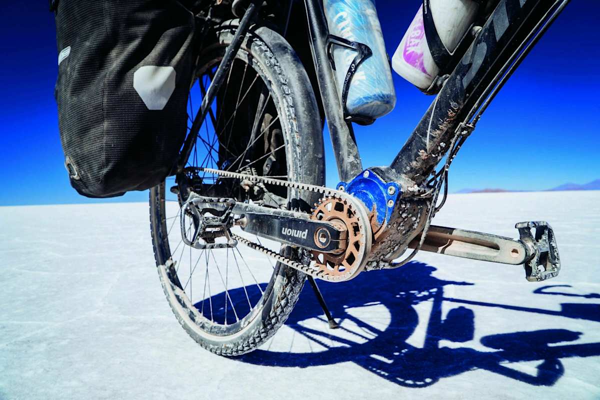 Der Pinion Antrieb funktioniert auch in salzreichen Regionen