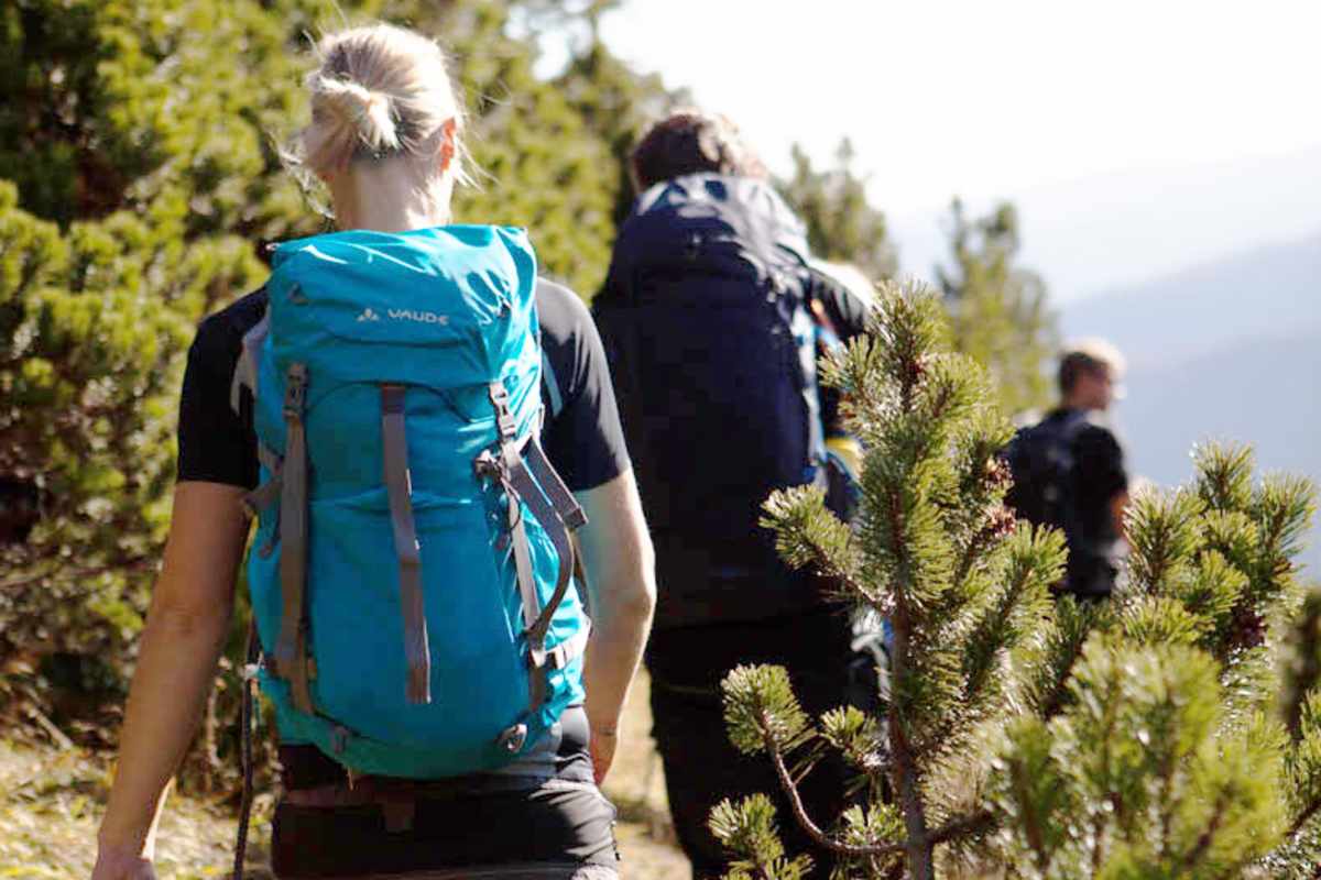 Wandern mit Rucksack