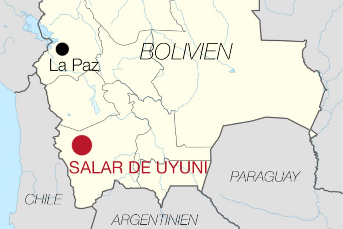Bolivien Map