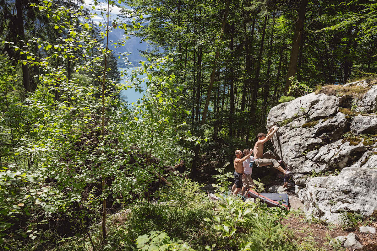 Bouldern am Attersee