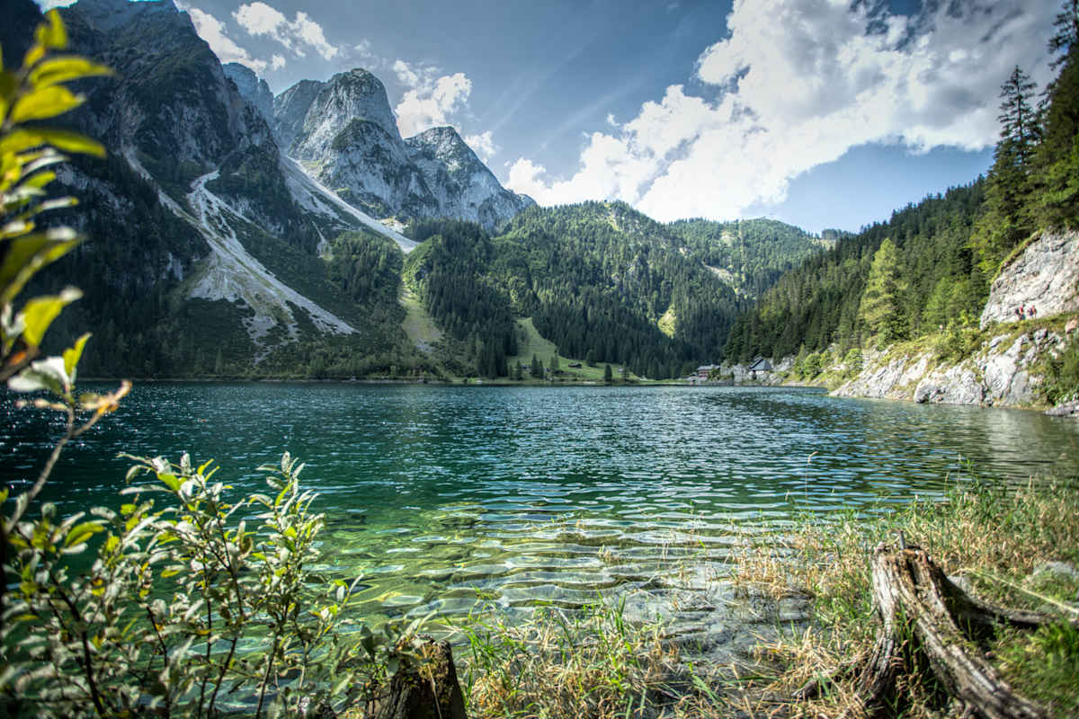 Los geht's am Vorderen Gosausee