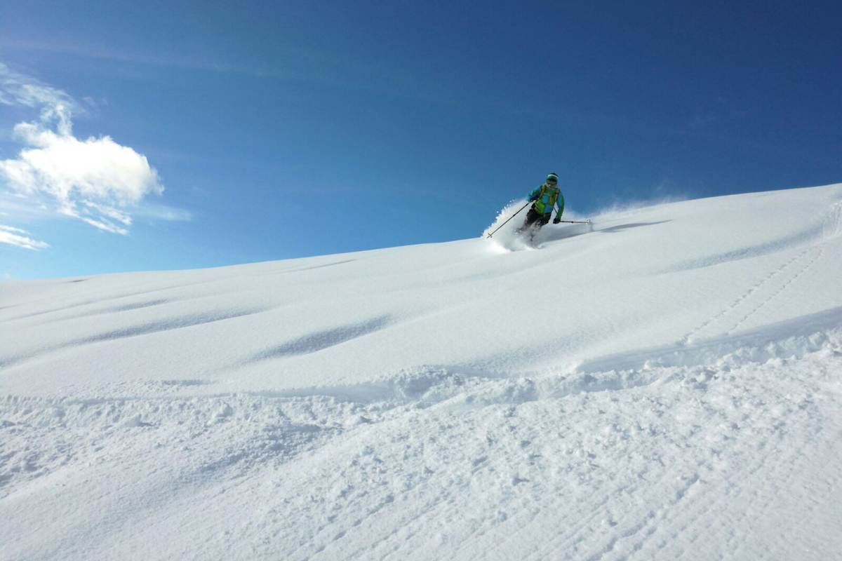 Abfahrt vom Wieserhörndl