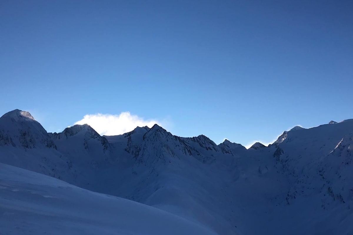 Skifahren am Sölden