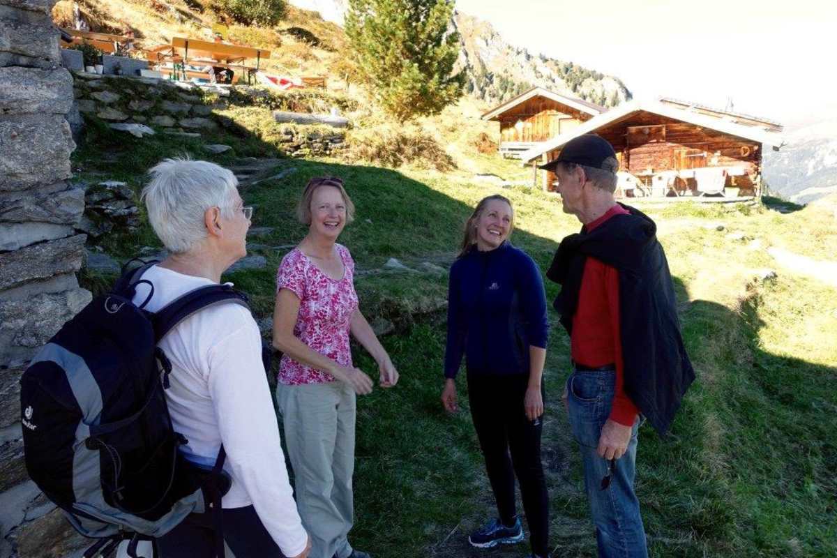 Gäste auf der Gamshütte