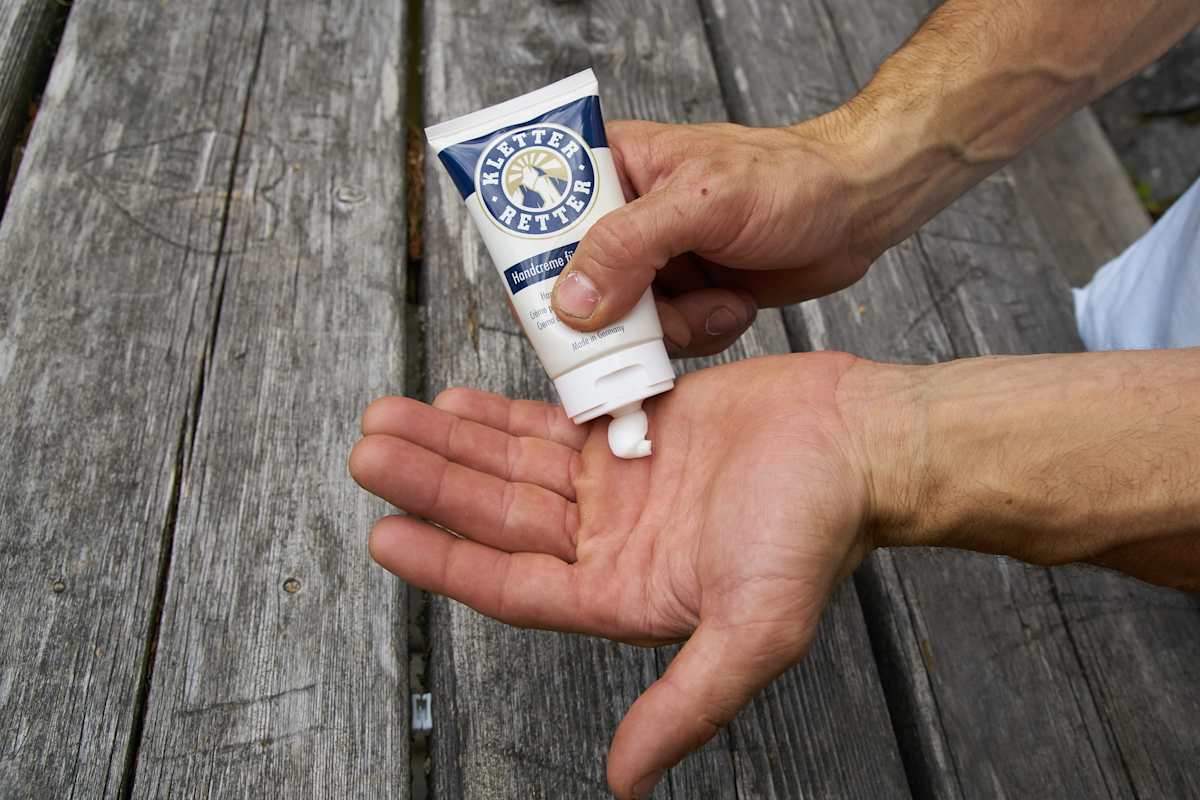 Handpflege nach dem Bouldern