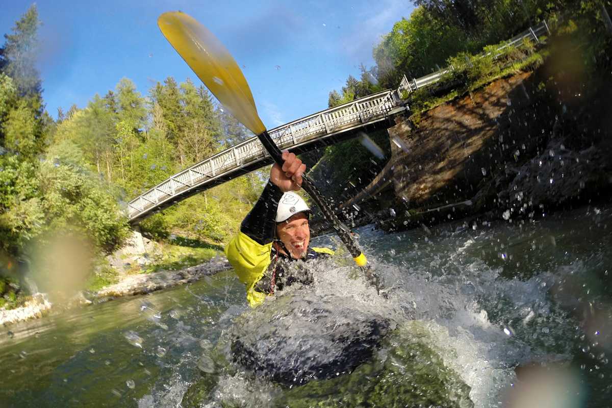 Marcel Hirscher im Wildwasser