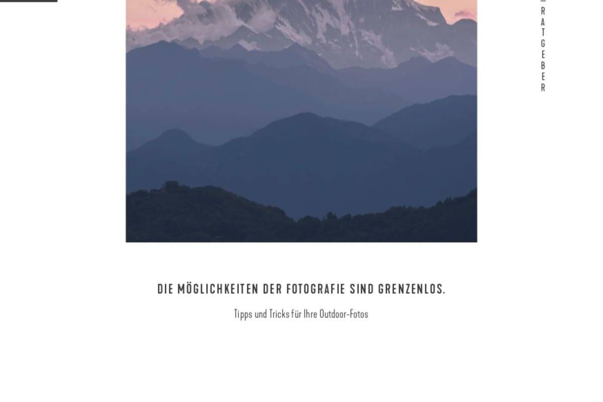 E-Book Outdoor-Fotografie