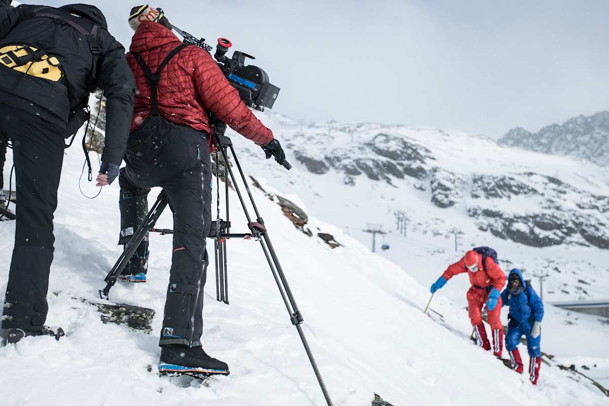 Dreharbeiten am Mount Everest