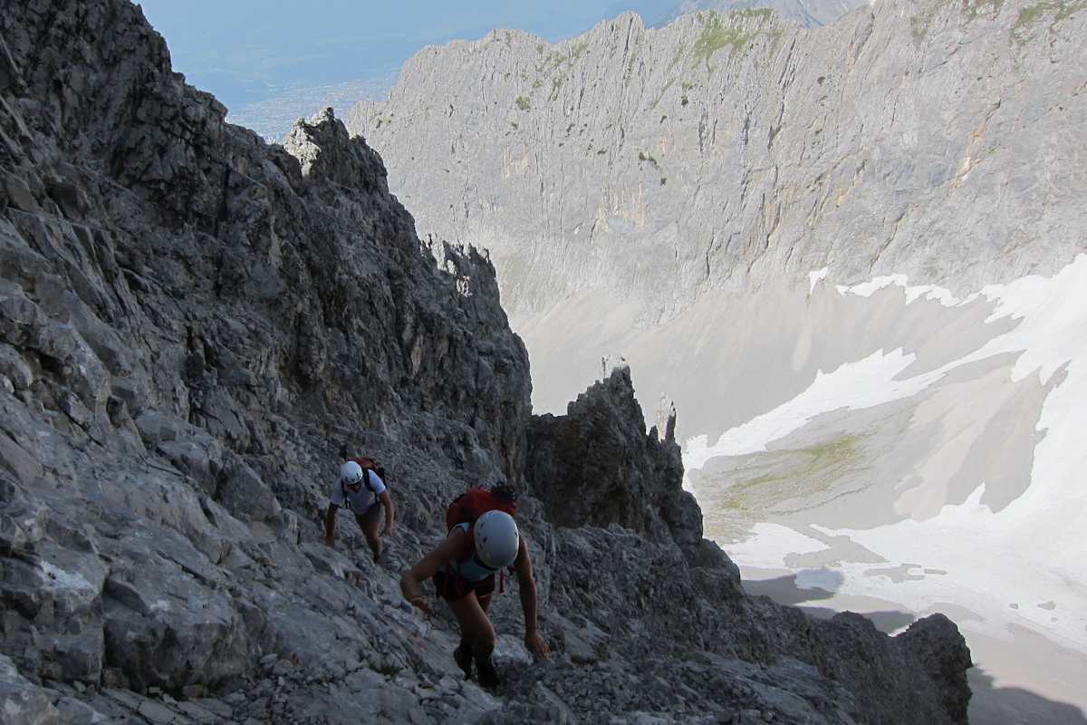 Felstour, bei der man durchaus auch die Hände braucht.