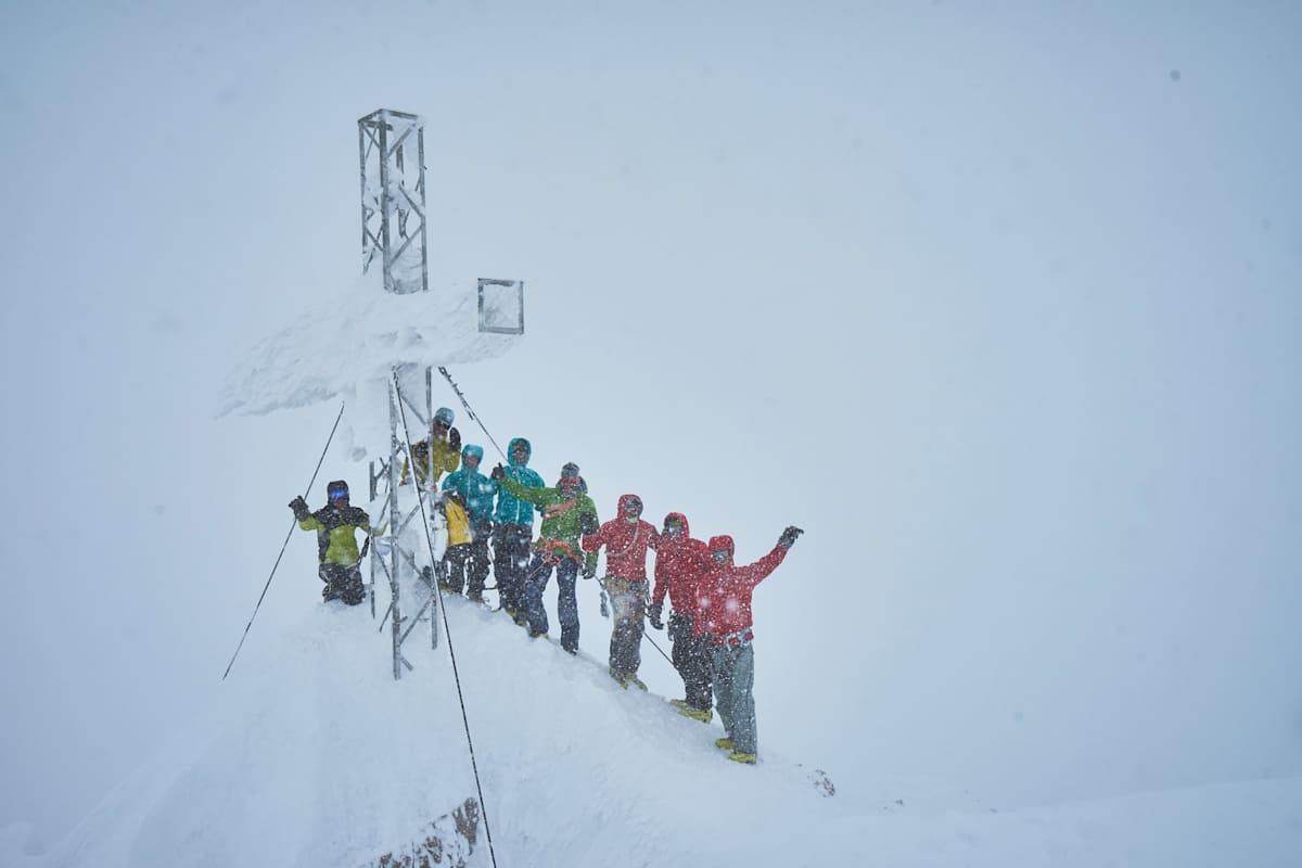 Am Gipfel des Hohen Dachstein