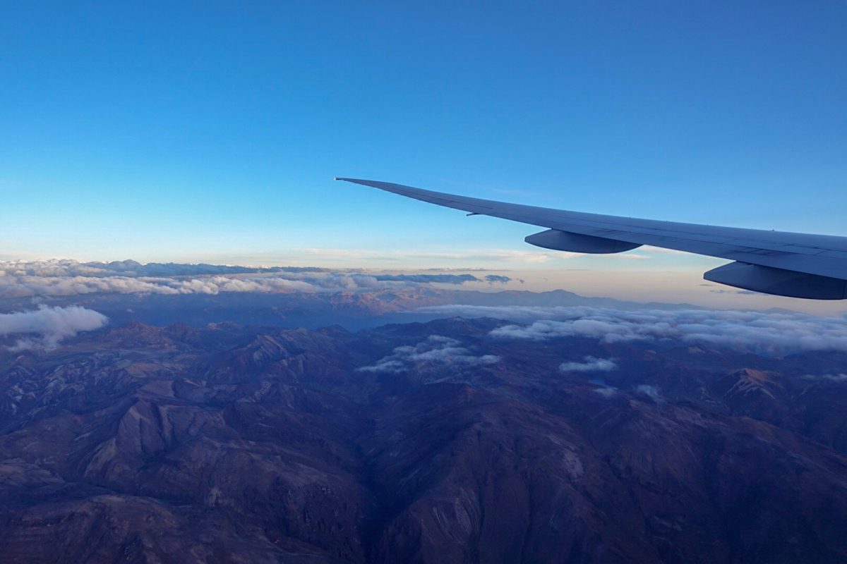 Flugzeug nach Bolivien