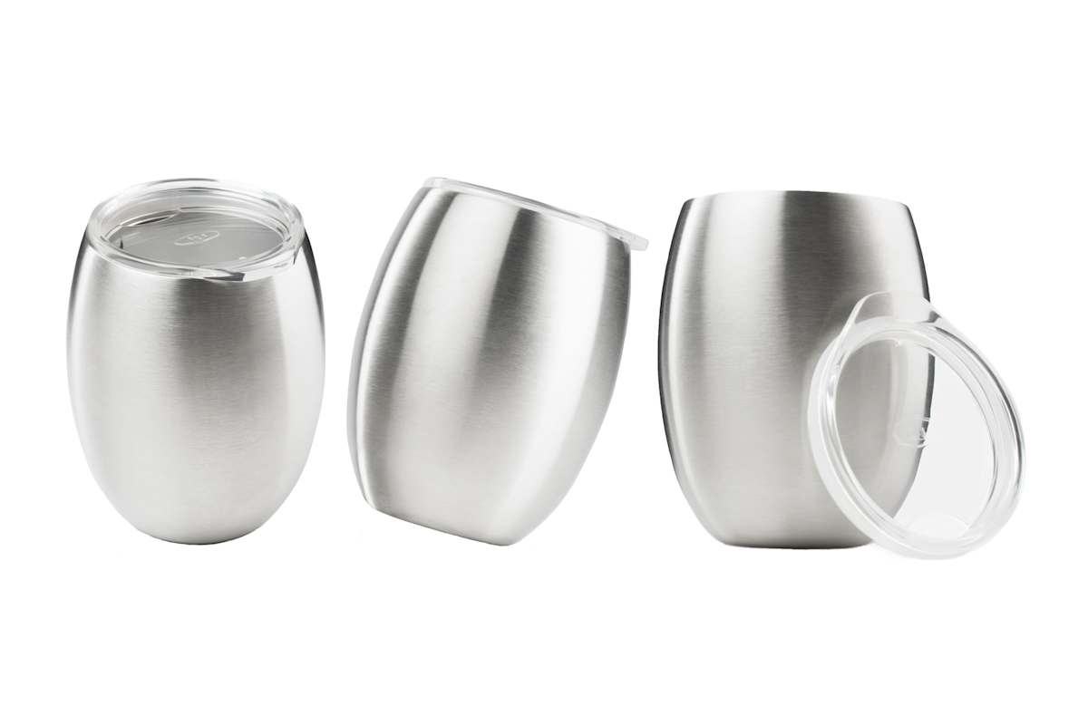 GSI OUTDOORS Glacier Stainless DW Wine Glass
