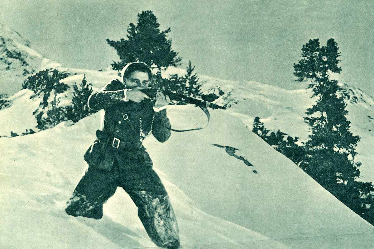 Nach dem zweiten Weltkrieg flüchteten viele Soldaten über die Alpen