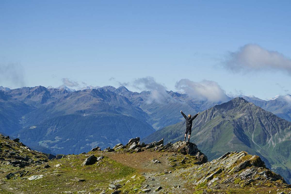 Blick von der Stüdlhütte auf 2.802 m