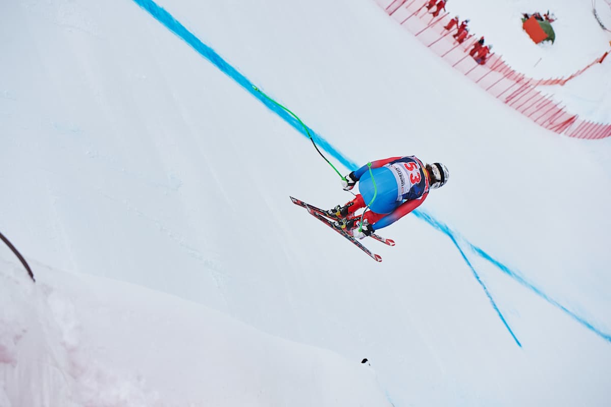 Rennläufer auf der Streif