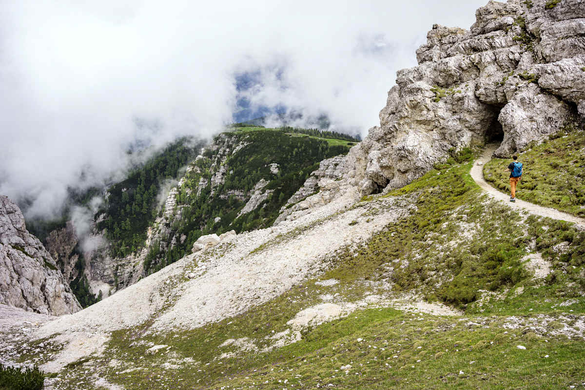 Unterwegs am Schaidasattel