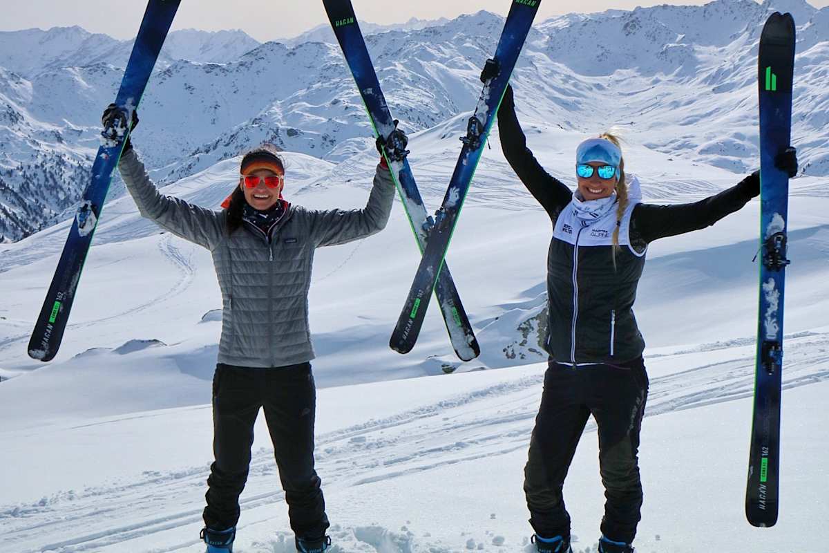 Maggy und Anja Skitouren für Anfänger