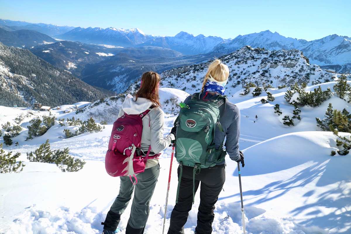 Anja und Maggy Skitouren-Debut