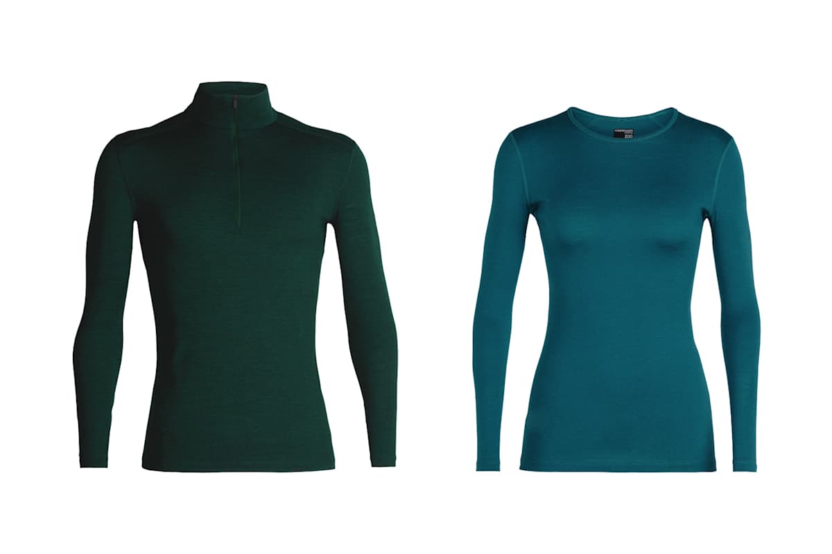 Icebreaker Oasis Long Sleeve Crewe und Oasis LS Half Zip