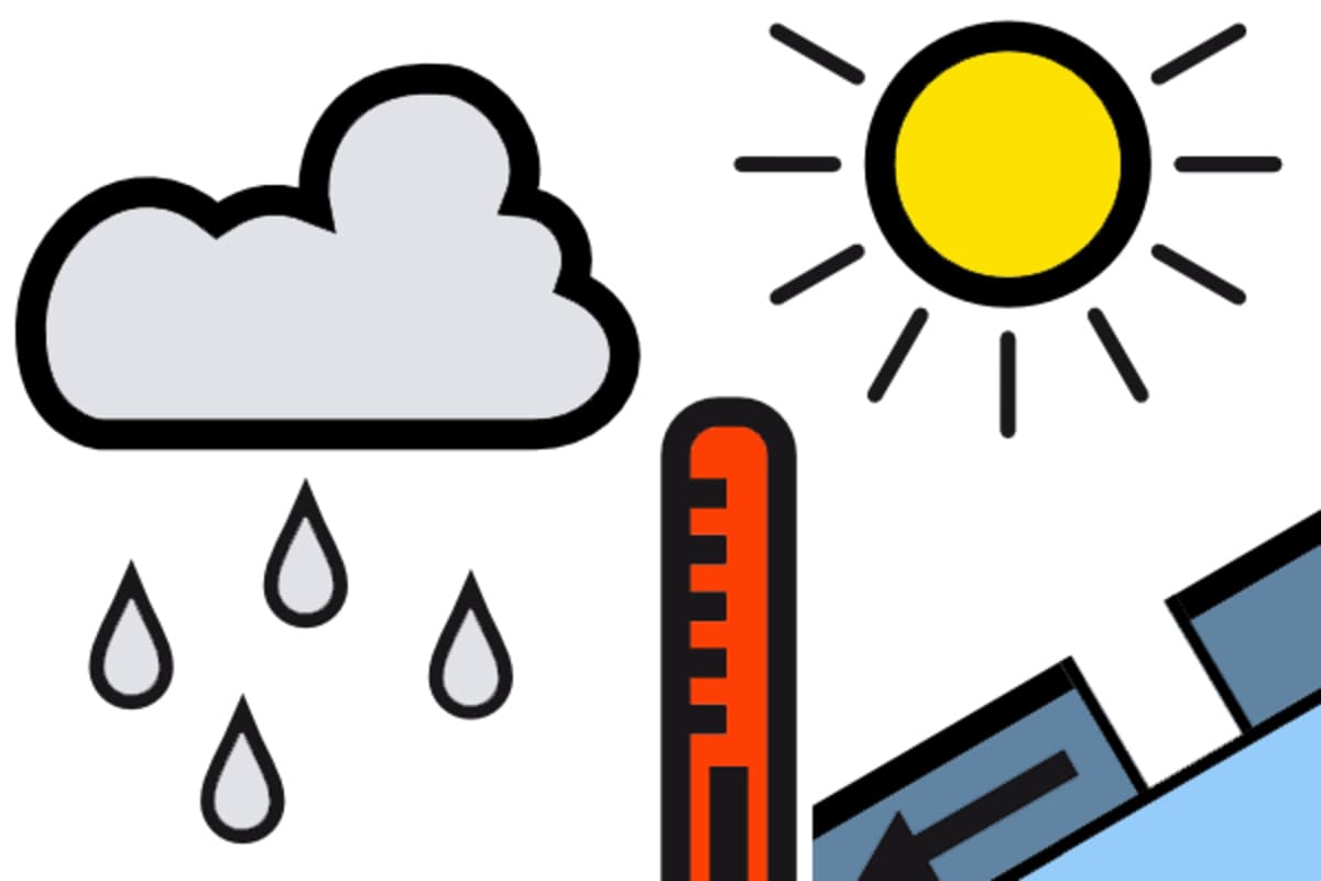 Piktogramm: Lawinenproblem - Nassschnee