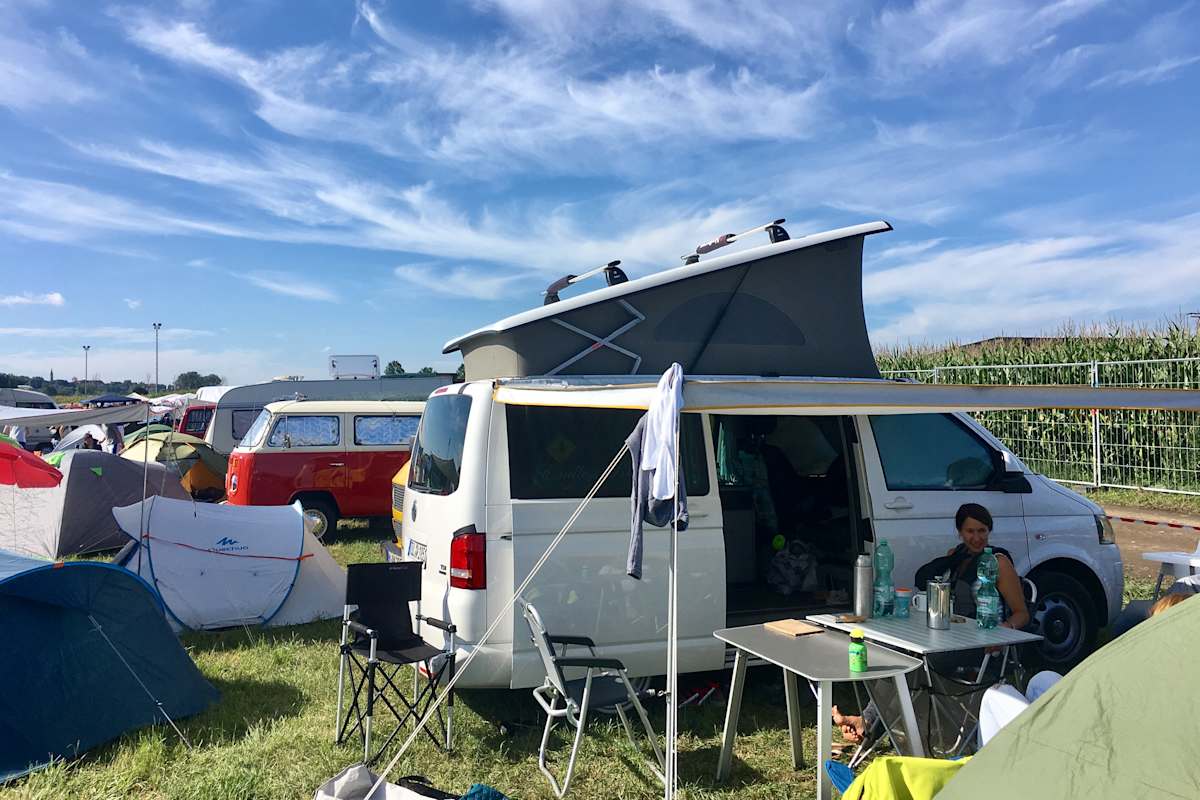 Reisen VW-Bus Kinder