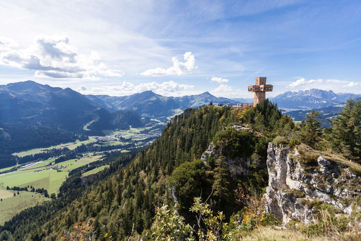 Jakobskreuz auf der Buchensteinwand