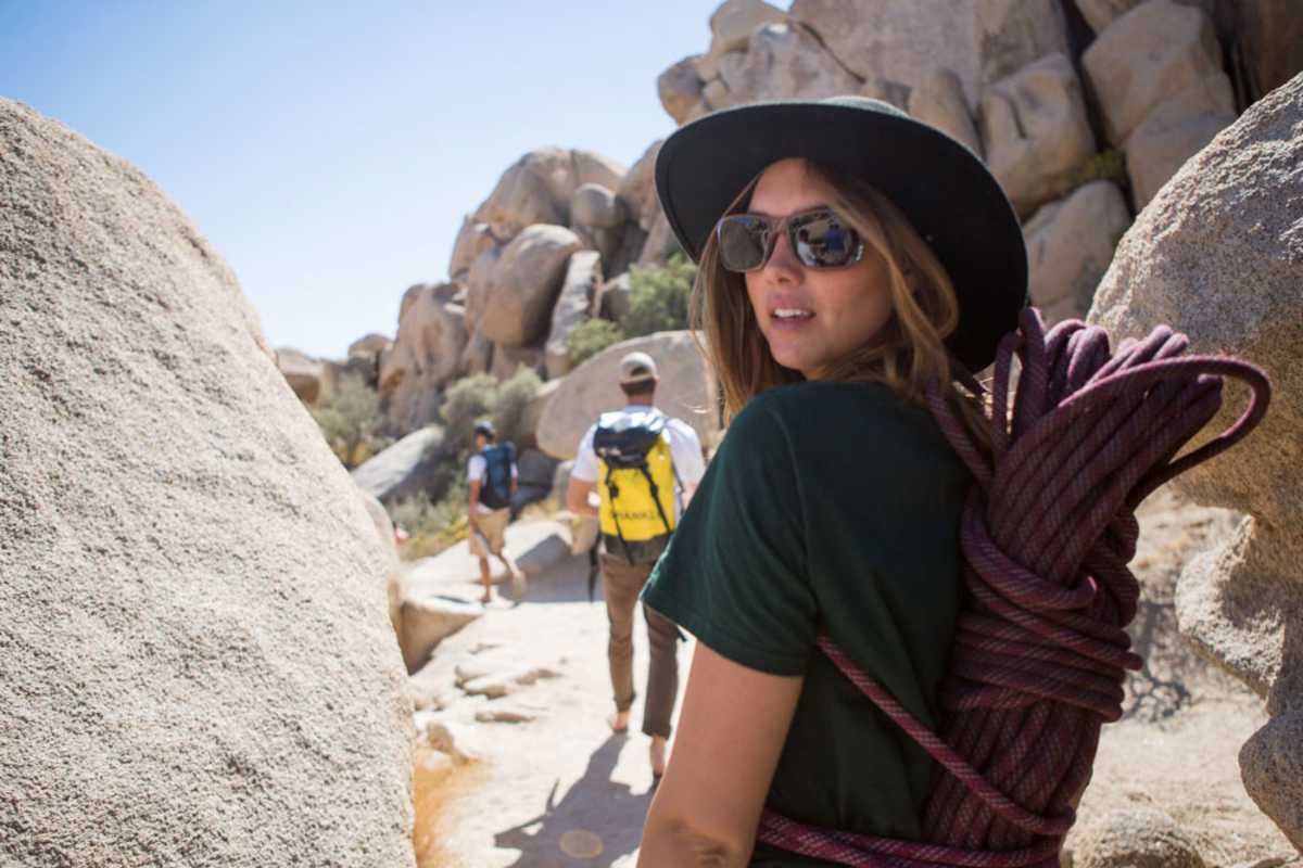 Rachel im Joshua Tree Nationalpark