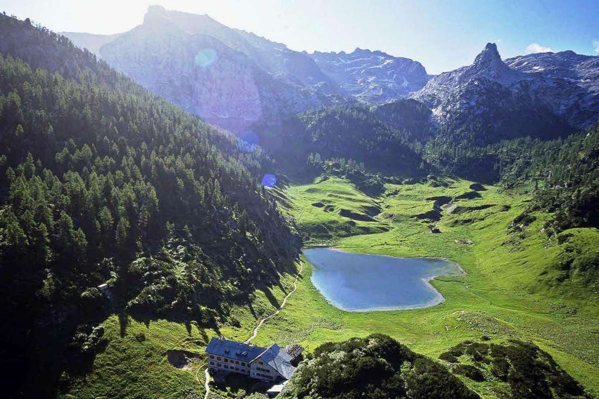 Kärlingerhaus am Funtensee