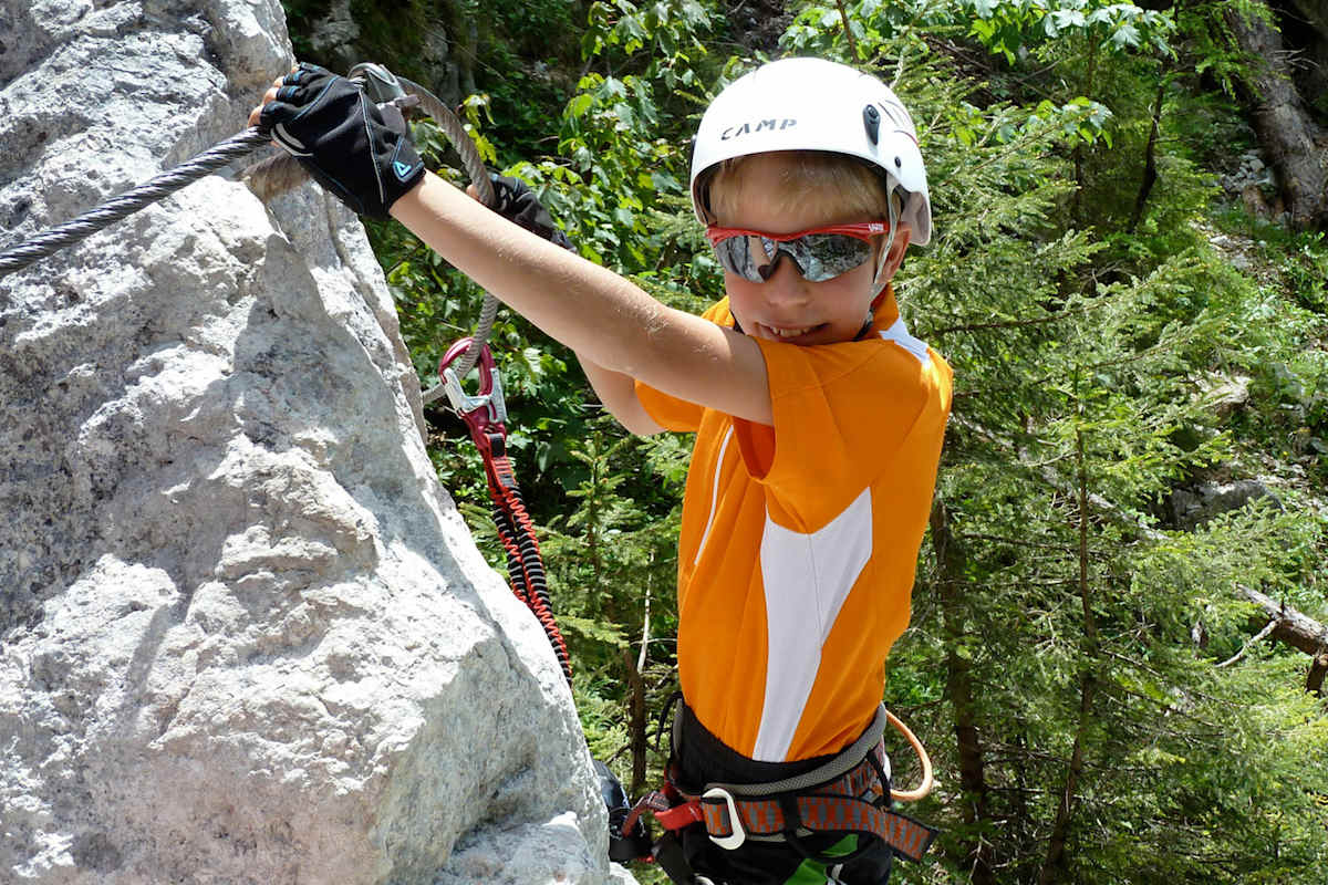 Klettersteig mit Kindern 