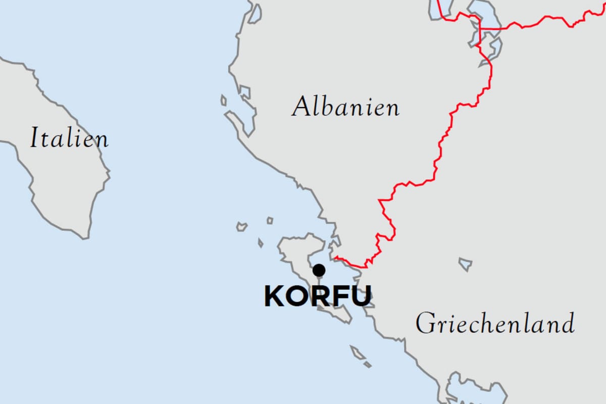 Korfu Map