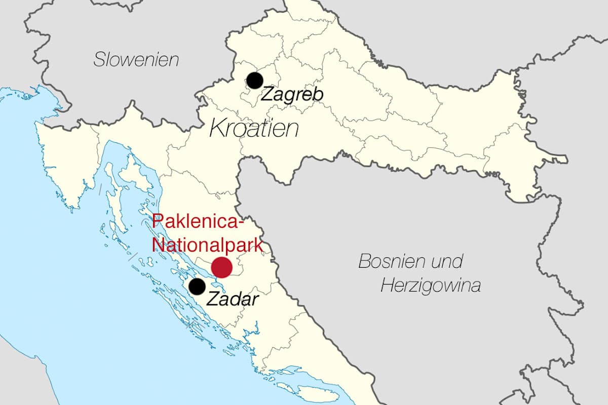 Karte Kroatien