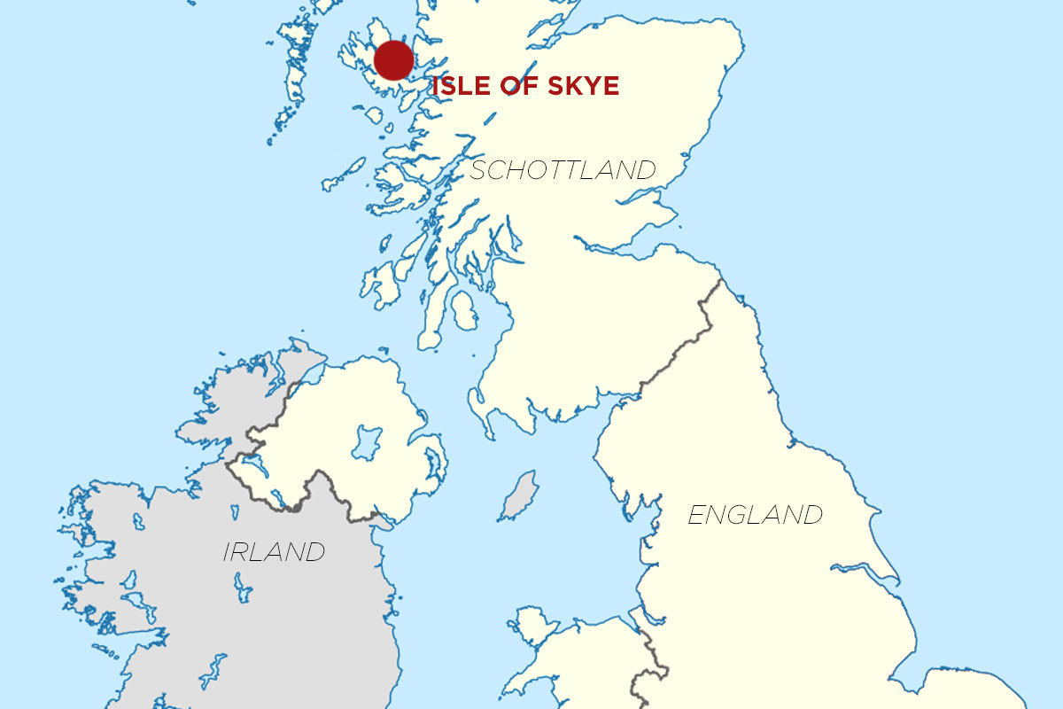 Karte Isle of Skye