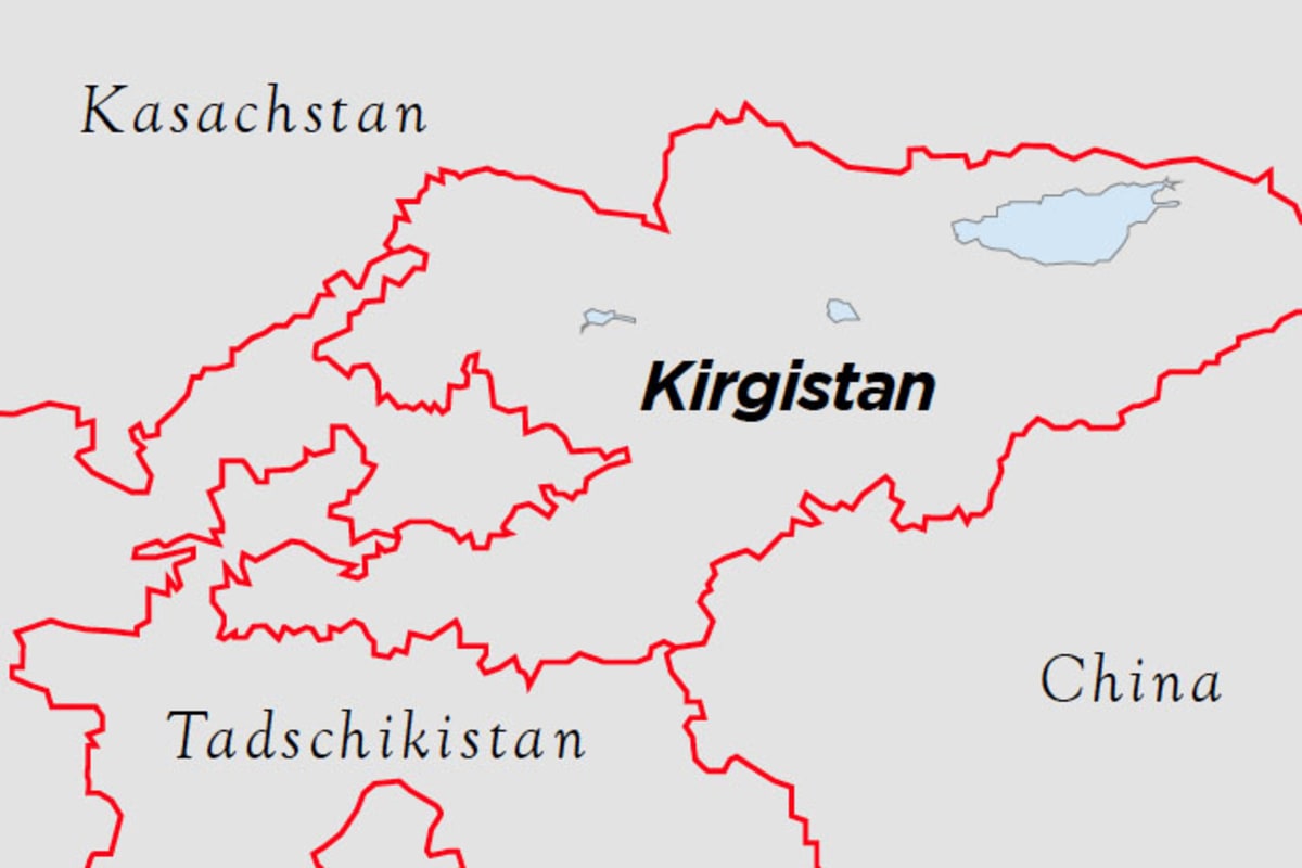 Karte Kirgistan