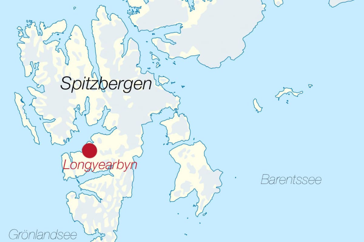 Karte Spitzbergen
