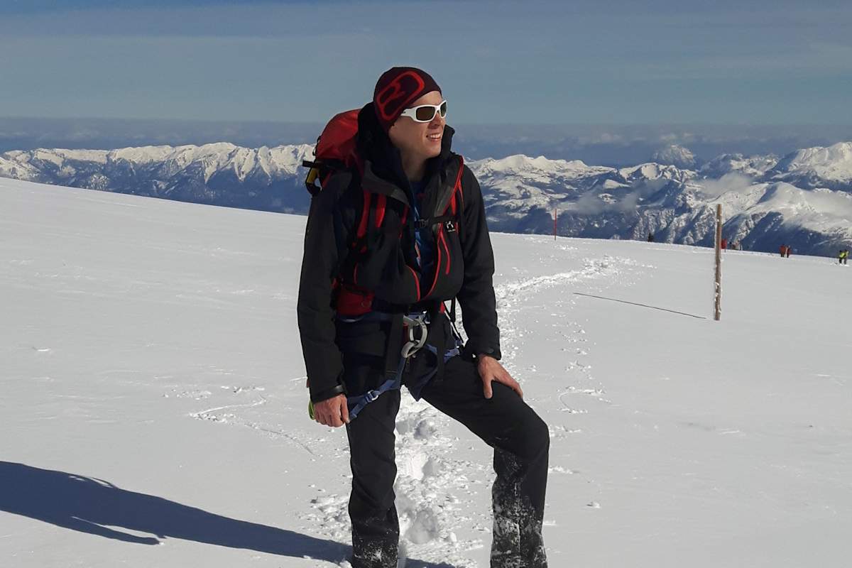 Mike Eder bei einer Vorbereitungstour für die Expedition Bolivien