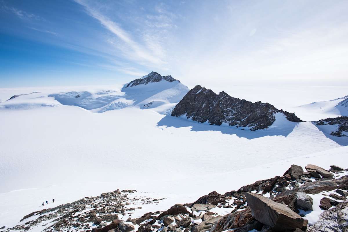 Der Mount Vinson in der Antarktis