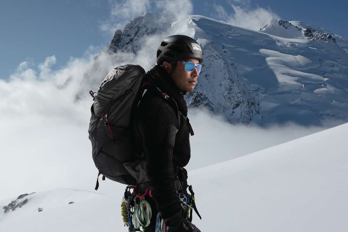 Nirmal Purja am Mont Blanc