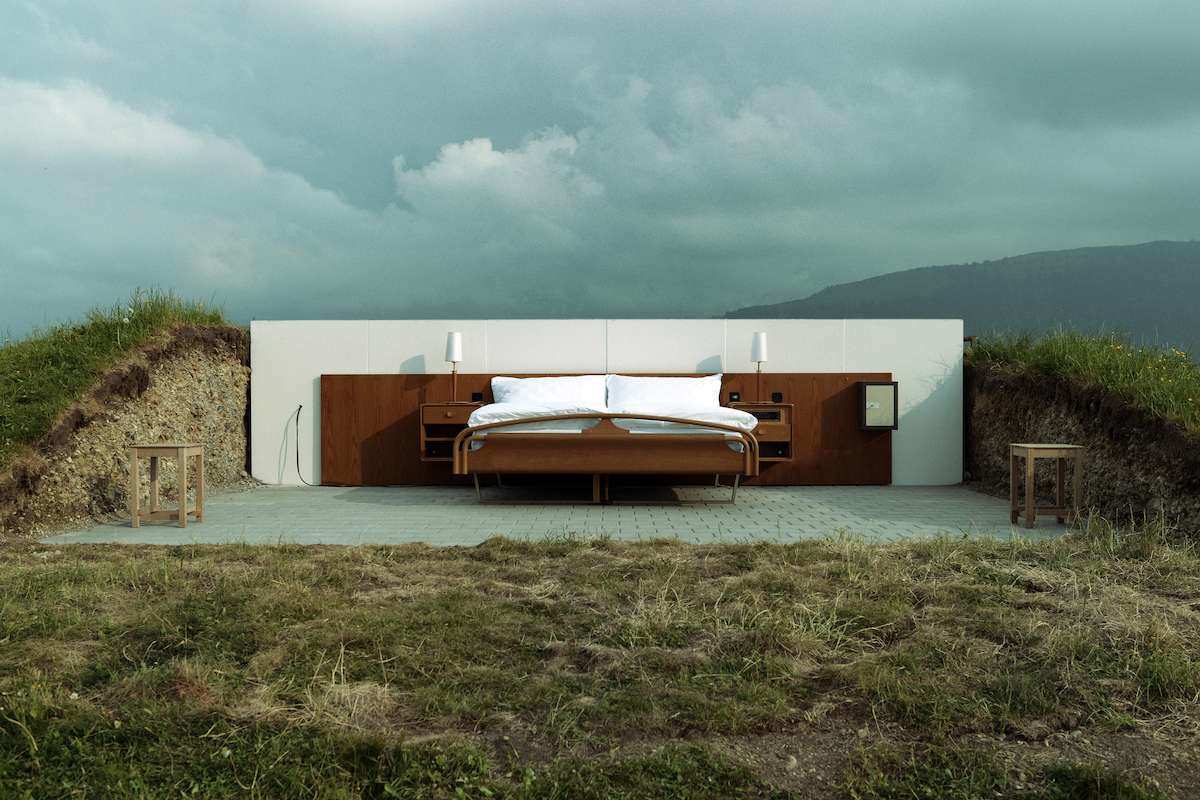 Das "Null Stern Hotel" auf dem Gipfel Göbsi (1.200 m)