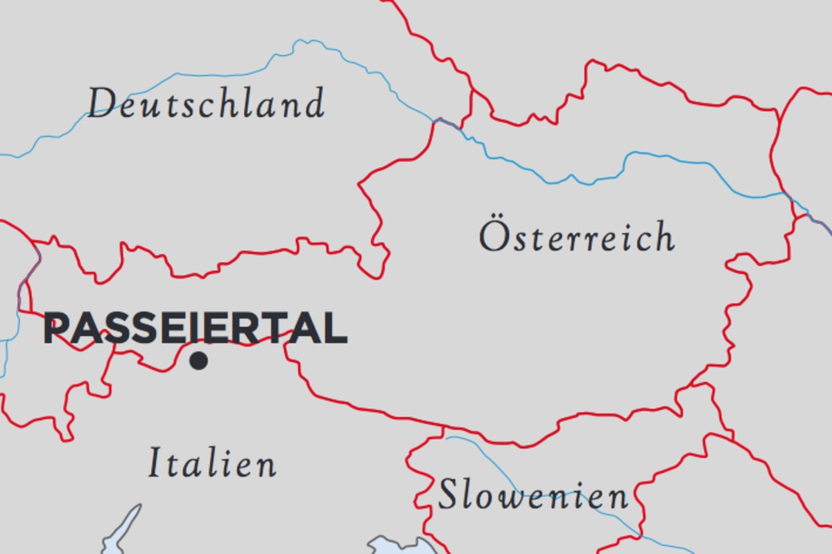 Passeiertal Karte