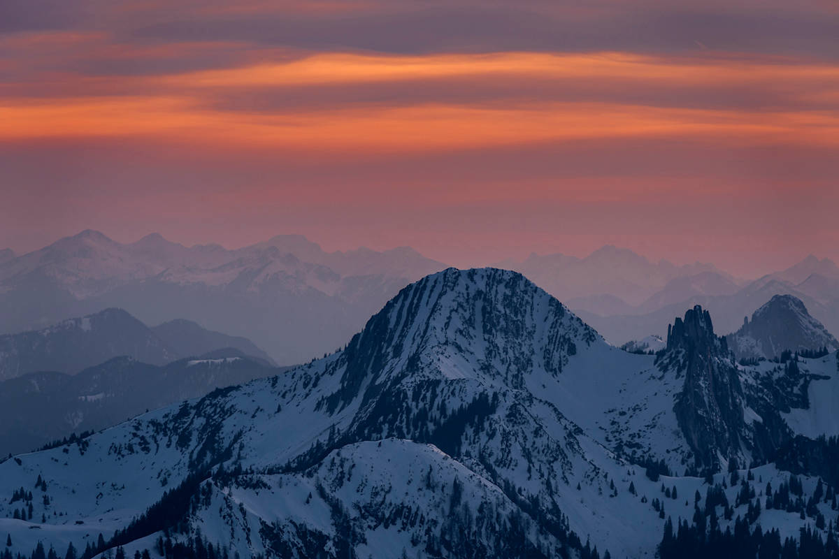 Die Gipfel des Risserkogels, Plankensteins & Buchsteins